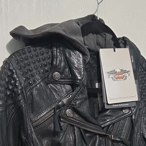 Harley-Davidson Quilted Black Leather Jacket